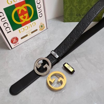 品名：古奇.Gu...Ci 原单 材质：原单牛皮腰带 专柜原单品质、做工精细，时尚大牌，送人自用首选 包装： 请认准如图专柜包装赠送打孔器手提袋专柜礼盒宽度3.