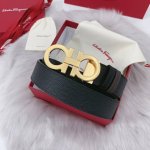 特 Ferragamo菲拉格慕 全套包装 皮带腰带 将摩登设计与精湛的手工技艺完美结合；打造出风格华贵典雅，实用性和款式并重；手感柔软舒中，3.5Cm宽 搭配最