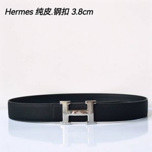 特 Hermes㊣ 原单爱马仕，宽3.8Cm进口原版皮带身，双面可两面用，精品电镀五金 ！