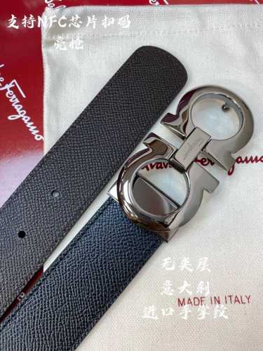 无夹层原厂皮 Ferragamo菲拉格慕 Nfc芯片扫码款 正品尺寸3.5Cm意大利原厂皮