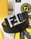 皮带：Fendi.芬迪..顶级原单复刻. 腰带：百分百头层牛皮，保证真皮。双层ff陶瓷工艺镶嵌设计24K纯钢扣，永不掉色涂鸦彩绘图案艺术正反双面使用商场专柜同等