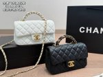全套飞机盒包装 香奈儿Chanel手柄大迷你 经典Cf菱格包大Mini 无与伦比的高级质感 美貌与实力并存 尺寸20 12