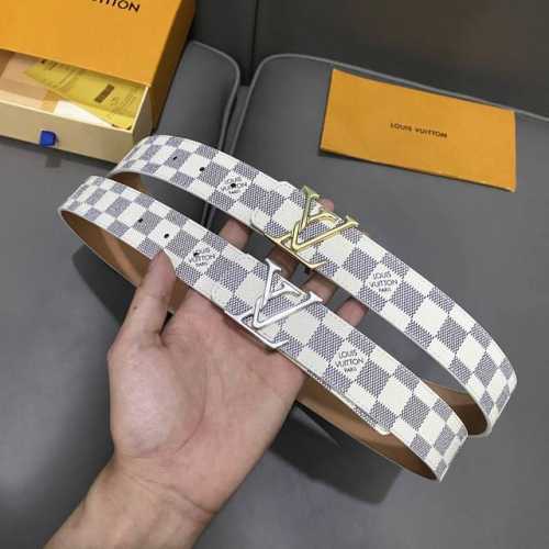 原版包裝 L0Uis Vuitt0N 今季新品 原單腰帶 寬度35毫米 經典防水帆布面料進口磨砂牛皮做底 搭配新款精鋼五金 百搭易襯