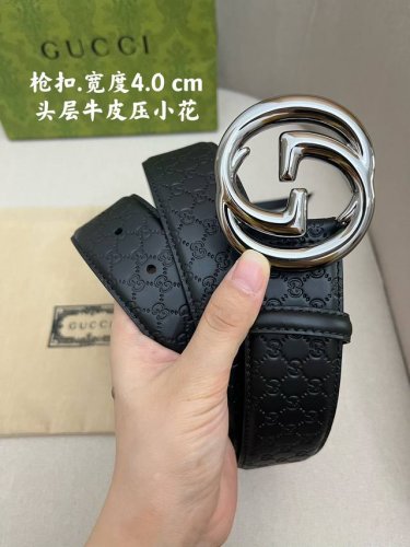 特 Gucci.古驰 全套包装 进口原单头层牛皮 内衬进口头层牛皮. 搭配精品扣,原产皮料定制，专柜宽度4.0C