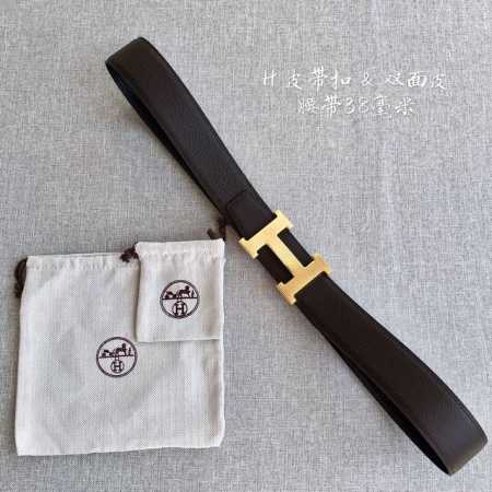 配全套包装礼盒 爱 马 仕 男款腰带 专柜在售爆款 感谢客户反馈实拍图，顶级货 自己看细节 3.8Cm都有货 码数齐 - 点击图像关闭
