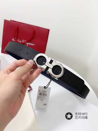 特 Ferragamo菲拉格慕 全套包装 3.5Cm高级定制款男士皮带 ，双面进口牛皮，自行选择搭配 真材实料 很有质感 时尚经典不失风范 可自行裁剪 - 点击图像关闭