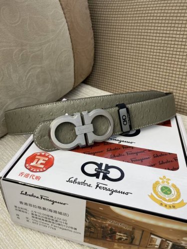 品名：菲拉格幕 原单皮带 材质：原单牛皮腰带 百分百头层牛皮腰带保证真皮，24K纯钢扣，专柜原单品质、做工精细，时尚大牌，送人自用首选 包装： 请认准如图专柜包