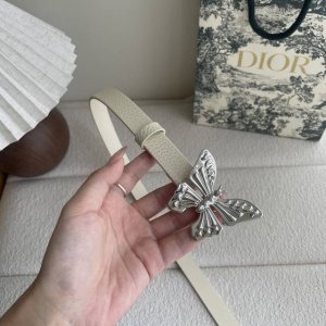 Dior新款腰带，采用精致头层皮制作，手感柔软，舒适细腻，精品蝴蝶扣，精致优雅，时尚大方。宽2.0Cm
