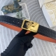 范思哲 特种皮腰带系列 ，原厂五金精品不锈钢扣，手感柔软舒适 宽3.8Cm。