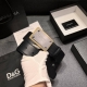 Dg 宽4.0Cm Dolce&Gabbana 新款 进口荔枝纹牛皮 Lux 鞍皮腰带，雅致配饰，搭配双电镀标牌
