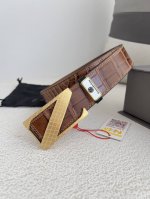 品名：杰尼亚. Ermenegiido Zelma. 腰带 皮带 型号：纯钢材质挂扣，头层牛皮挂扣带身，实物拍摄 材料：百分百头层牛皮，保证真皮。24K纯钢扣，