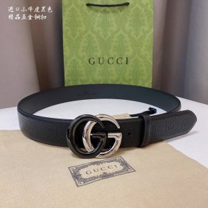 Gucc 1 新款颜色 宽度4.0 Cm 双面进口牛皮 手感极致完美 走线工整 手感柔软 简单大方