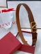 特 VALENTINO GARAVANI VLOGO SIGNATURE 可双面佩戴水钻 亮面小牛皮腰带 -VLOGO SIGNATURE搭扣，饰以施华洛世奇钻