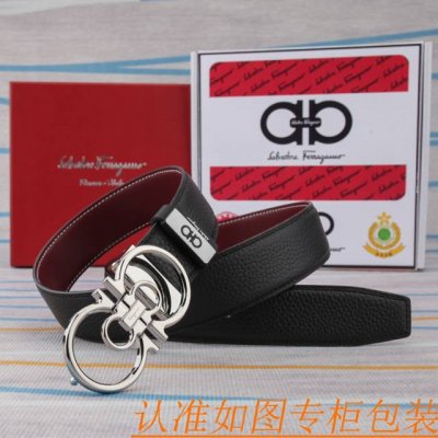 腰带皮带：菲拉格幕原单牛皮腰带 男款皮带：材质百分百头层牛皮腰带保证真皮皮带，专柜原单品质、做工精细，时尚大牌，送人自用首选包装： 请认准如图专柜包装赠送打孔器