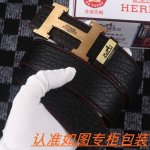 男士腰带：爱马仕··原单· 男士皮带：百分百头层牛皮，保证真皮。24K纯钢扣双面可用专柜同等质量， 送人自用首选 包装： 请认准如图专柜包装，赠