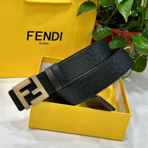 Fendl 芬迪 宽40Mm双面原版小牛皮 搭配单钌钯电镀扣 完美的手感.油边 出众的设计.风格 高贵奢华 时尚大方 高清实拍 货真价实 品质保证 双面用