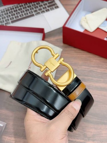 菲拉格慕 正品尺寸3.5Cm 原厂皮料 商务简约大方