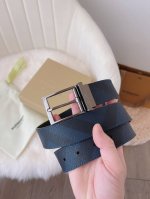Burberry.巴宝莉 全套包装 精品旋转五金扣 宽度35Mm 搭配原版皮带 对版 款式休闲易搭配服饰 带身可双面用