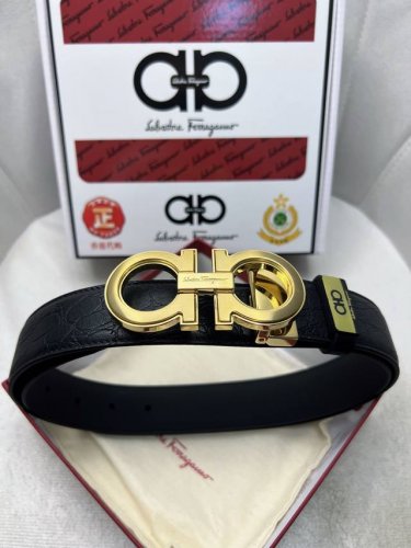 品名：菲拉格幕 原单 DDD 材质：原单牛皮腰带 百分百头层牛皮石头纹腰带保证真皮，24K纯钢扣，专柜原单品质、做工精细，时尚大牌，送人自用首选 DDD 包装：