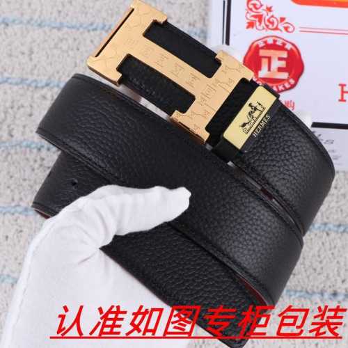 品名：爱马仕...原单 材料：百分百头层牛皮，保证真皮。24K纯钢扣双面可用专柜同等质量， 送人自用首选 包装： 请认准如图专柜包装，赠送打孔器，银联发票，宽度