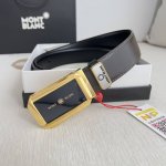品名：万宝龙.Montblanc原单 腰带 皮带 型号：挂扣，新款原版经典精品双色挂扣，实物拍摄，原版头层牛皮 材料：百分百头层牛皮，保证真皮。双面可用专柜同等