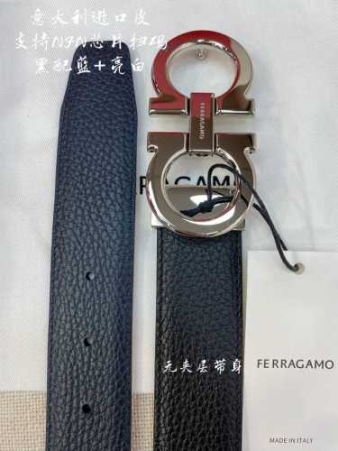 Ferragamo菲拉格慕 Nfc芯片扫码款 正品尺寸3.5Cm意大利原厂皮