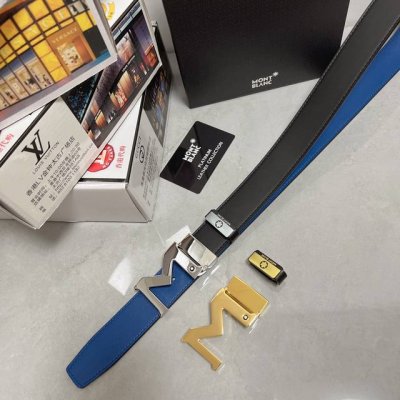 品名：万宝龙 Montblanc 原单 材质：原单牛皮腰带 百分百头层牛皮腰带保证真皮，24K纯钢扣，专柜原单品质、做工精细，时尚大牌，送人自用首选 包装： 请