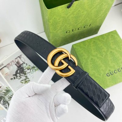 古奇 特种皮腰带系列 ，原厂五金精品不锈钢扣，手感柔软舒适 宽4.0Cm。