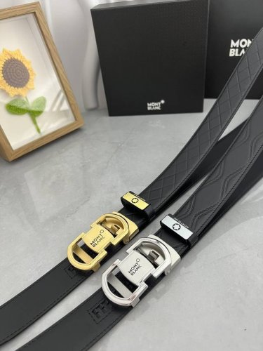 品名：万宝龙 Montblanc 自动带 材质：原单牛皮腰带 百分百头层牛皮腰带保证真皮，24K纯钢扣，专柜原单品质、做工精细，时尚大牌，送人自用首选 包装：