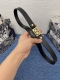 30 Montaigne Treasure 腰带190 20 毫米黑色光滑牛皮革 编号: B0699Qmod_M 。 这款 30 Montaigne Treas