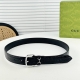 Gucci、马衔扣腰带，女士鳄鱼纹，3Cm