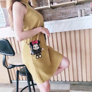 限定款迷你款米妮、乔巴双肩包饰钥匙扣挂件 配链条可当斜跨小包 手工定制 采用进口Pu材质搭配进口钢五金 原版Logo 米妮、乔巴造型可爱新颖 颜色鲜艳夺目 十分