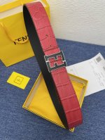 特 Fendi.芬迪 全套包装 宽度38Mm 精品钢扣 搭配专柜同款进口定制皮料 可双面使用