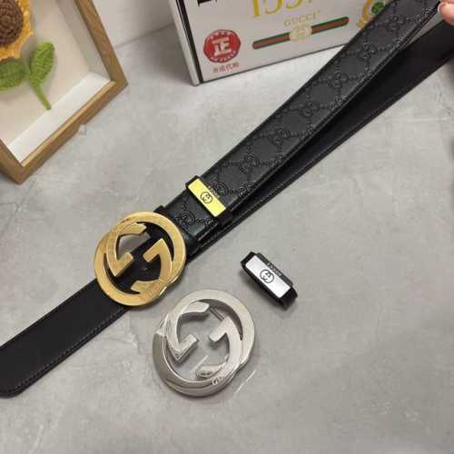 品名：古奇.Gu...Ci 原单 材质：原单牛皮腰带 专柜原单品质、做工精细，时尚大牌，送人自用首选 包装： 请认准如图专柜包装赠送打孔器手提袋专柜礼盒宽度3.