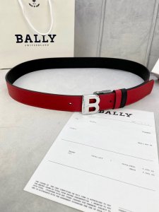 3.5Cm Bally 巴利 平纹 内衬头层小牛皮 ：配有金 银 字母扣头该皮带可调节，且能根据需要剪裁质量保证达到修身效果
