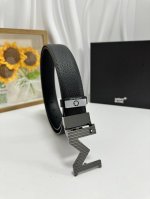 品名：万宝龙 Montblanc 材质：原单牛皮腰带 百分百头层牛皮腰带保证真皮，24K纯钢扣，专柜原单品质、做工精细，时尚大牌，送人自用首选 包装： 请认准如