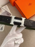 爱马仕 特种皮腰带系列 ，原厂五金精品不锈钢扣，手感柔软舒适 宽3.8Cm。