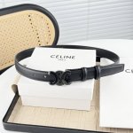 特 -Celin E新品立体浮标针扣女士腰带 意大利进口小牛皮 搭铜扣 宽度2.5
