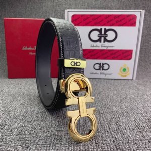 品名：菲拉格幕 原单皮带 材质：原单牛皮腰带 百分百头层牛皮腰带保证真皮，24K纯钢扣，专柜原单品质、做工精细，时尚大牌，送人自用首选 包装： 请认准如图专柜包