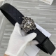 特P170 宽度4.0Cm Versace（范思哲）经典蛇妖美杜莎复古人头搭配希腊复古回纹压花带身/双面头层、采用精挑细选进口顶级牛皮。