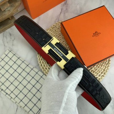 爱马仕 特种皮腰带系列 ，原厂五金精品不锈钢扣 手感柔软舒适 宽3.8Cm。