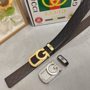 品名：古奇.Gu...Ci 材质：原单牛皮腰带 专柜原单品质、做工精细，时尚大牌，送人自用首选 包装： 请认准如图专柜包装赠送打孔器手提袋专柜礼盒宽度3.8Cm