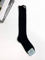 配包装 DDD 一盒一双 DDD Prada 普拉达 经典字母Logo纯棉长筒袜 小腿袜 DDD 重工装饰个性时尚 DDD Ins爆款！专柜在售Ing 好看到爆