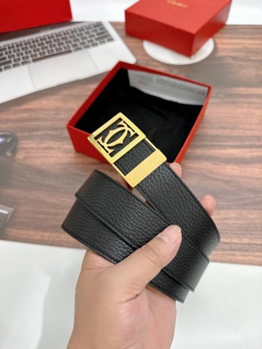 特 卡地亚专柜同步原单品质进口小牛皮革！宽度：3.5Cm。917314