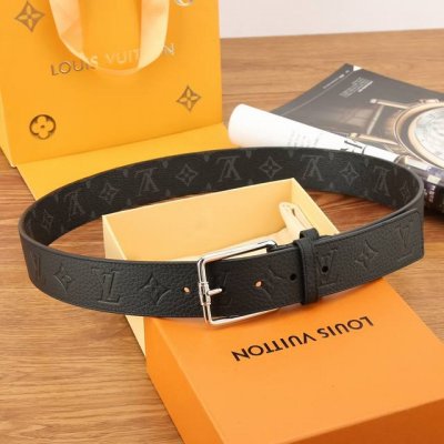 特 Lv.路易威登 全套包装 原版品质 代工厂货品 40Mm宽度 正品一体铸造五金钢扣，原厂皮料 双面原厂定制面料，区别市场货