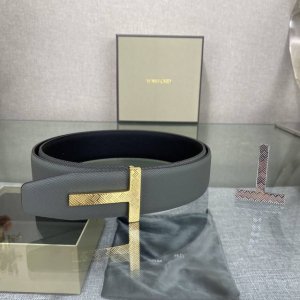 特 汤姆福特最新网红爆款双面头层牛皮专柜同步3.8宽新款上市了，原版牛皮，搭配铜扣，优雅，大方用的方便。谢谢你转载。