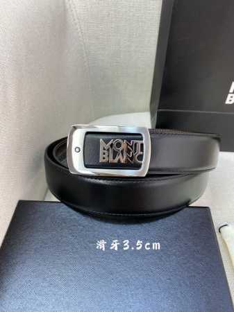 万宝龙男士自动腰带- 宽度34Mm 316精品钢扣 精工打造 手感柔软 可以裁剪 - 点击图像关闭