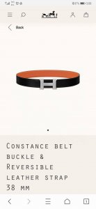 特 Hermes.爱马仕 官网同步 宽度38Mm 原版荔枝搭带身搭配原版精品钢扣，男装的经典搭配，可双面使用完美配饰！