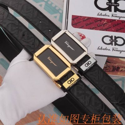 品名：菲拉格木皮带原单腰带 材料：百分百头层牛皮腰带，保证真皮皮带，专柜原单品质、做工精细，送人自用首选 包装： 请认准如图专柜包装，赠送打孔器，银联发票，宽度