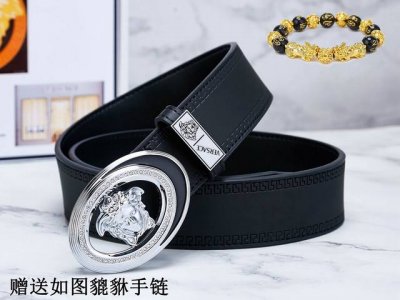 皮带：范思哲.Ver 原单 腰带：百分百头层牛皮，保证真皮。24K纯钢扣双面可用专柜同等质量， 送人自用首选 包装： 请认准如图专柜包装，赠送打孔器，银联发票，